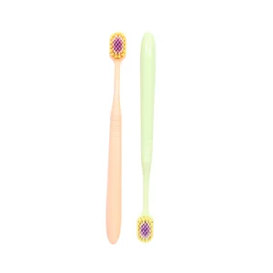 Hot Selling in Asia Big Wide Head Toothbrush Candy Colors New Style Popular Shopping Mall Tooth Brush