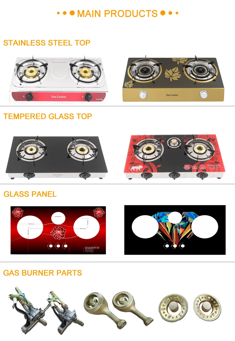 General Electric Hot Sale Stove Ignition Aluminium Gas Stove Head Top