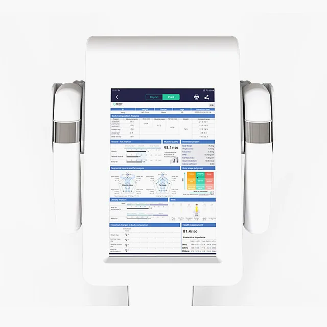 Meicet BCA 100 Body Composition Analyser BIA Technology Health Biometric Body Fat Analyzer for Body Care