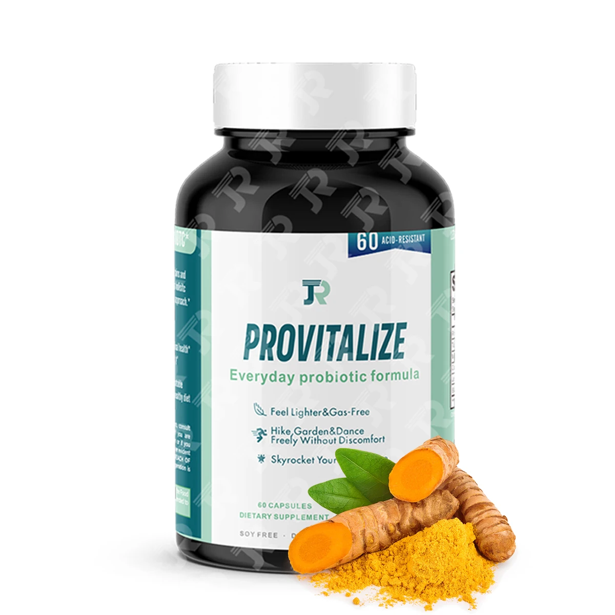 Probiotics Digestive Health Menopause Joint Support Sexy Midsection Curves Bloat Women Turmeric Curcumin Capsule