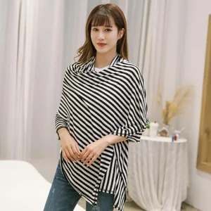 A Pregnant Woman Wearing a Shawl to Cover Her Breasts and a Nursing Cover Dress When Going Out to Breastfeed Her Baby.