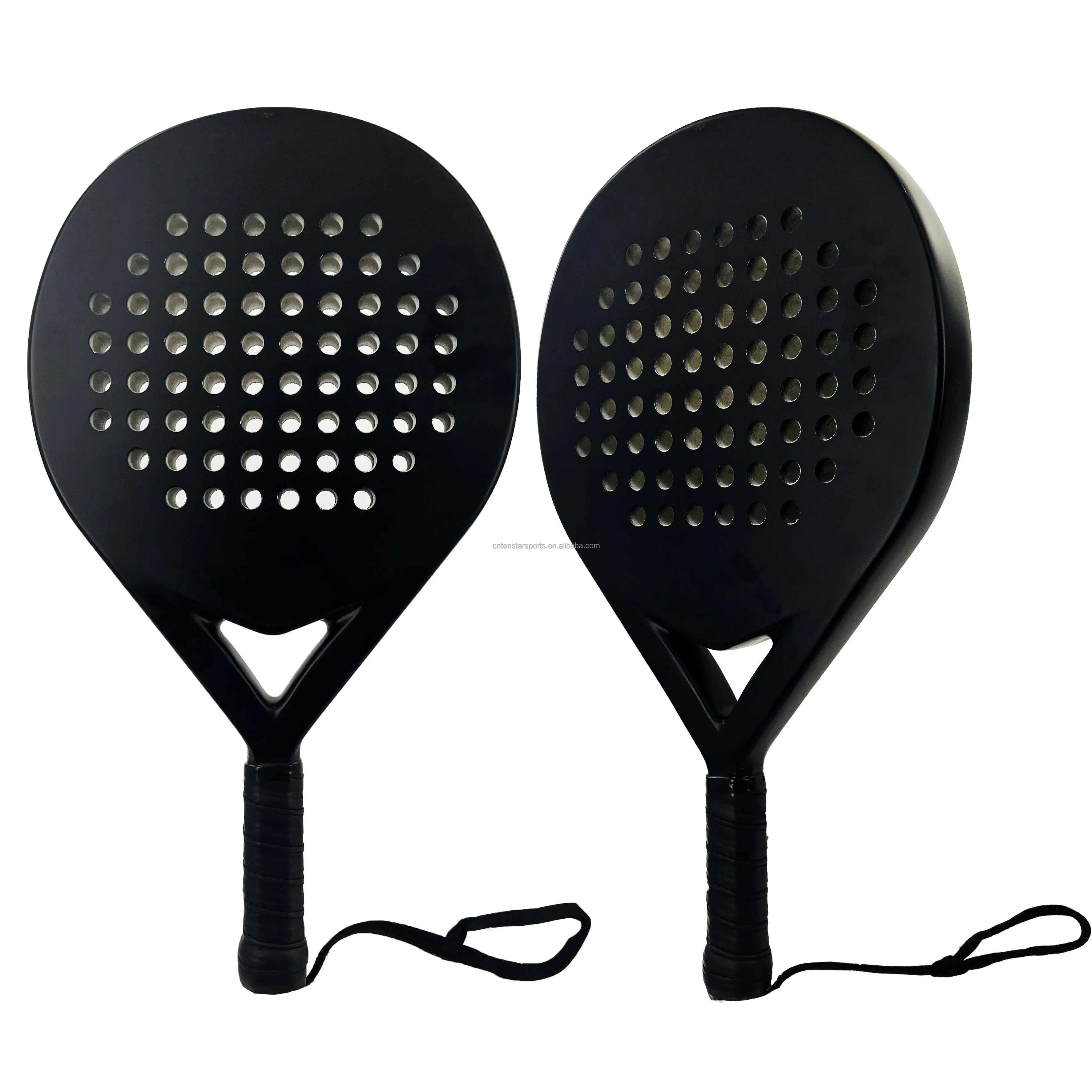 Paddle Racket Alibaba Custom Diamond Shape Tennis Paddle Racket Carbon Fiber Face with EVA ...
