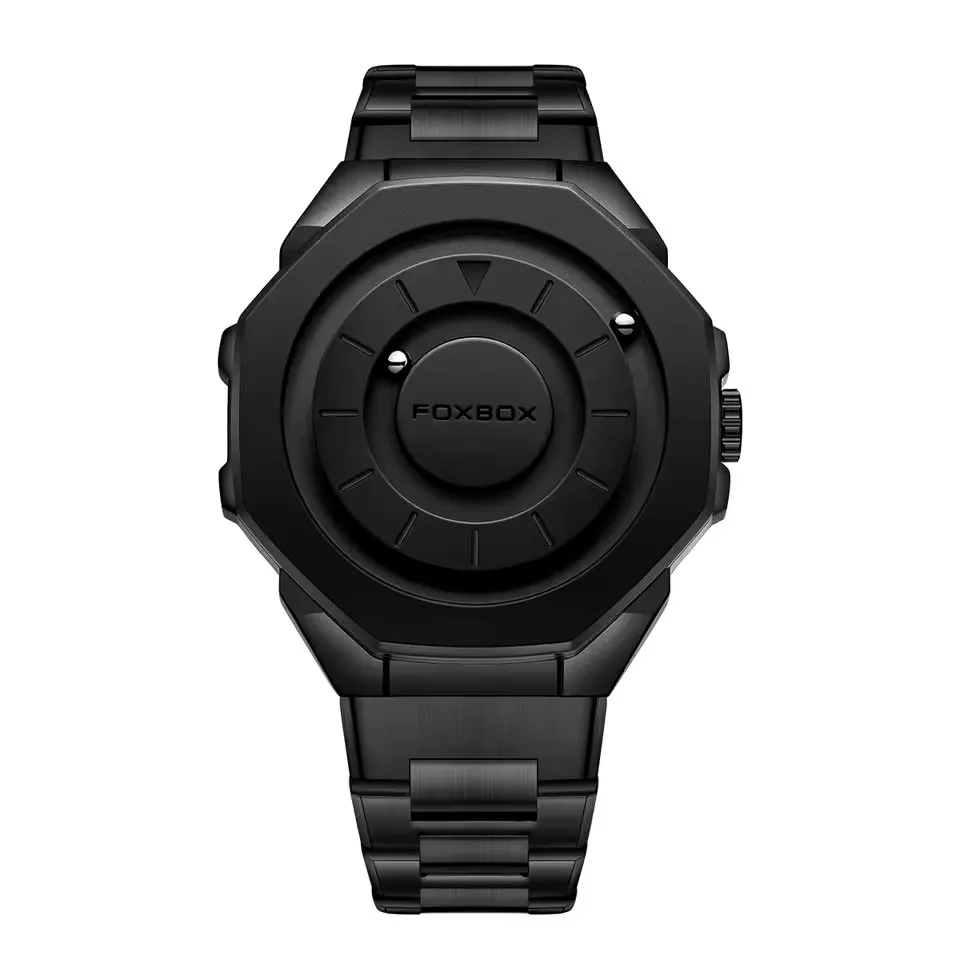 FOXBOX 2025 Men's Fashion Watch - Magnetic Scrolling Beads