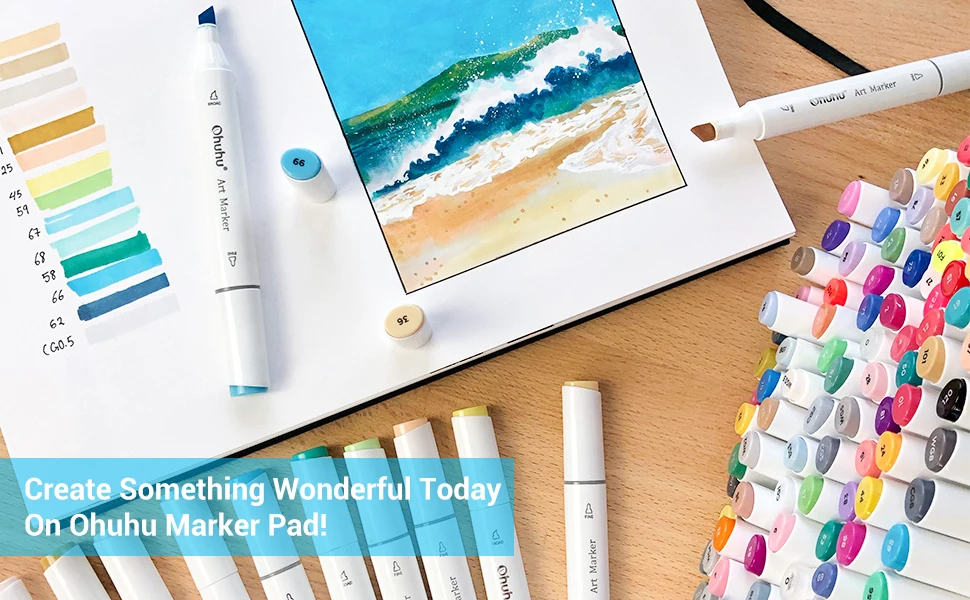 Ohuhu Marker Pads Art Sketchbooks for Markers – ohuhu