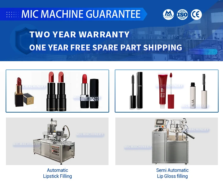 Automatic Cosmetic Heating Mixing Lip Balm Lipstick Filling Machine