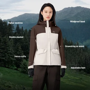 Women's Three-In-One Detachable Polar Fleece Liner Waist Jacket Pelliot Outdoor Assault Clothing Zipper Casual Mountaineering