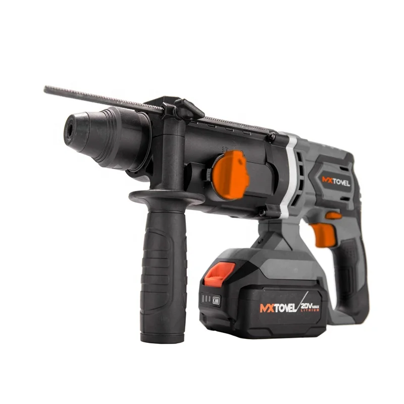 MXTOVEL Custom Unique Design 18v Rechargeable Battery Drill Cordless Power Tools Electric Hammer Drills