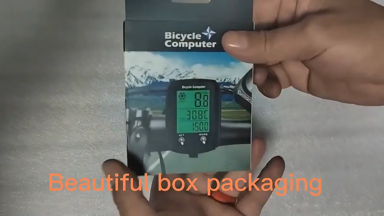 Touchsensitive Buttonsbicycle Accessories Bikemeter Large Screen With Wire Bike Computer