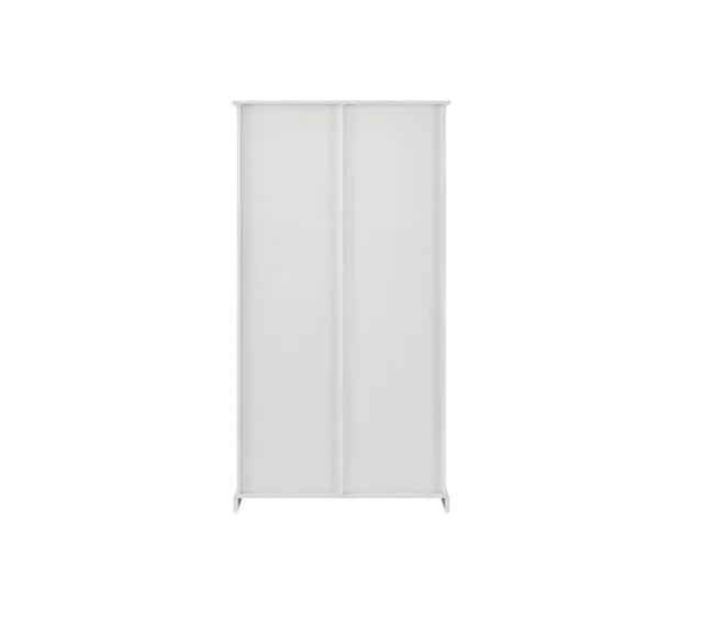 MDF Solidwood OSB Plywood PB board Modern Farmhouse Sliding Grooved Door Tall Storage Cabinet 68 Inch Brushed White