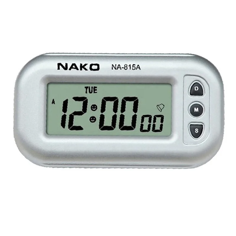 Electronic digital Car clock automobile mini vehicle Watch NAKO