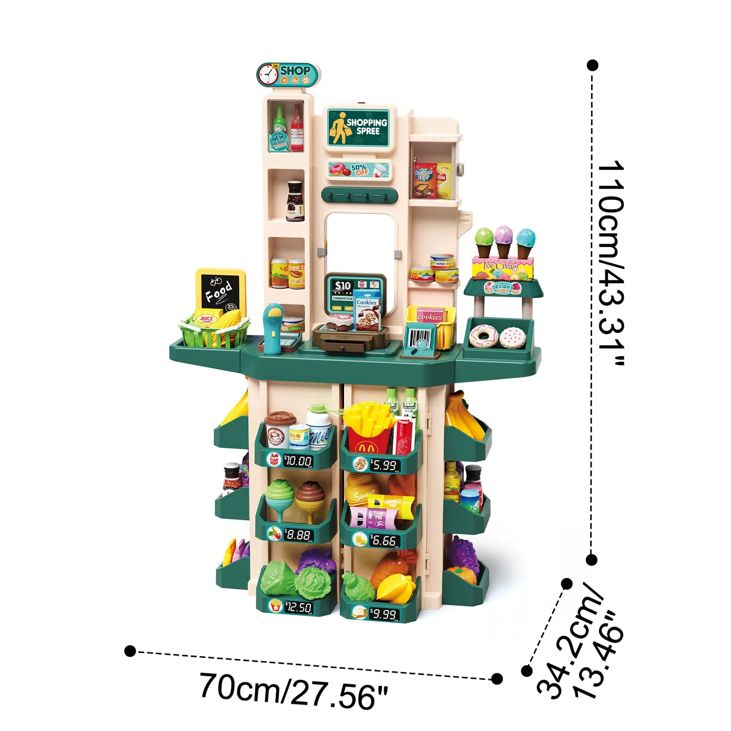 Toy Set Fresh Market Grocery Store Toy Fresh Market Grocery Toy