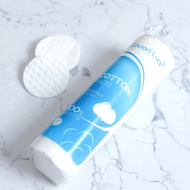 100pcs Round Makeup Remover Pads Disposable 100 Pure Cotton Cosmetic