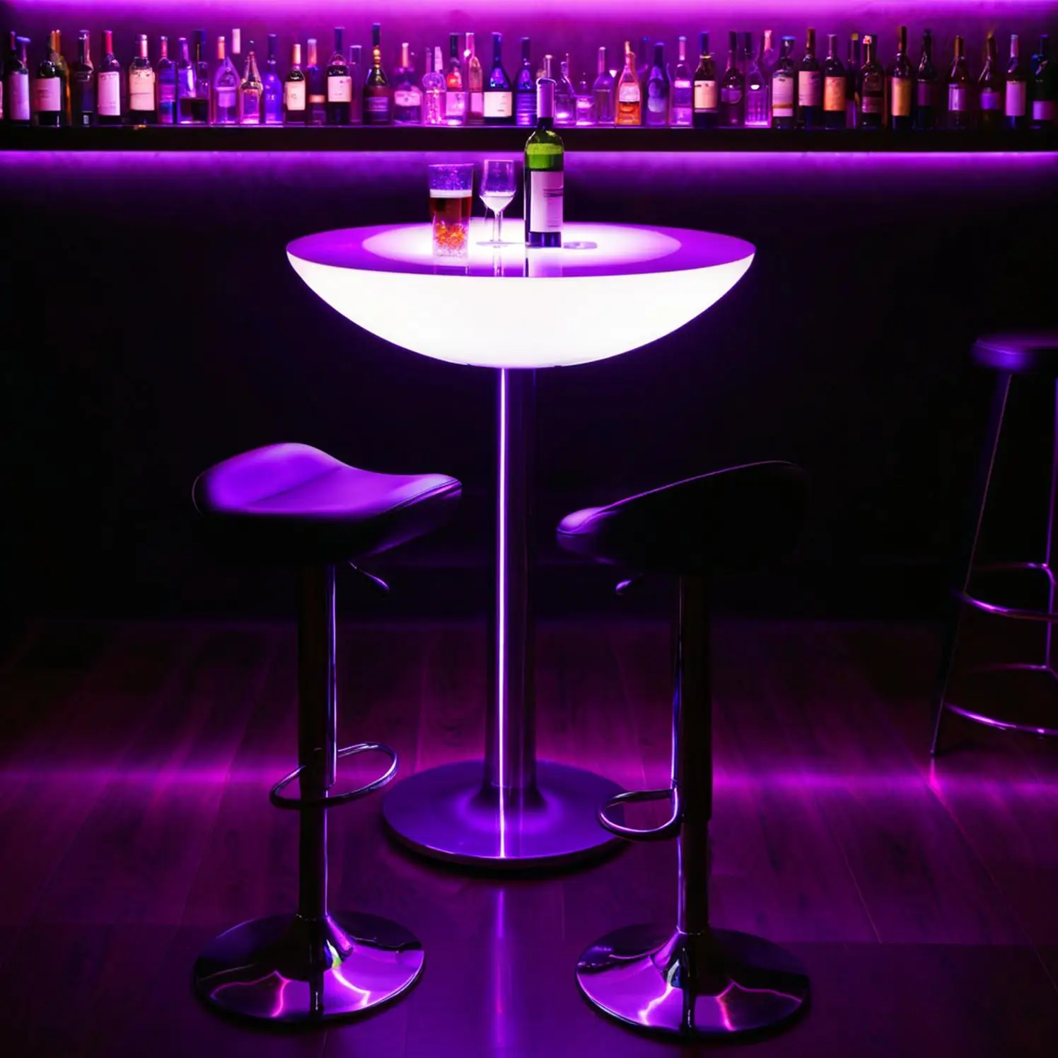 product modern magic color changing plastic led furniture bar chair and tables for night club party and event furniture sets-9