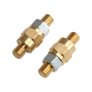 Electrical Lithium Screw Brass  Battery Screw Post Terminal Connector Adaptor Set for Auto Car Marine Motorcycle