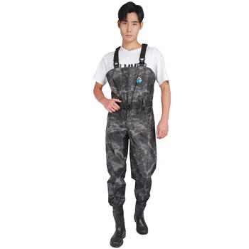 Chest Waders Breathable Crosswater Pant for Hunting Farming Work Fly Fishing Trousers camo waders