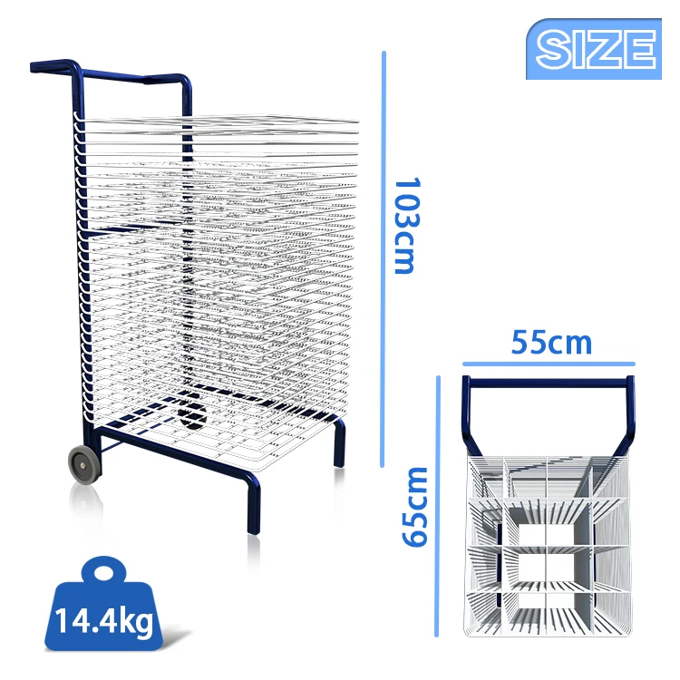 Jh-Mech 20 Shelves Hold A2 Size Paper Spring Loaded Art Drying Rack - China Art  Drying Rack and Sturdy Art Drying Rack price