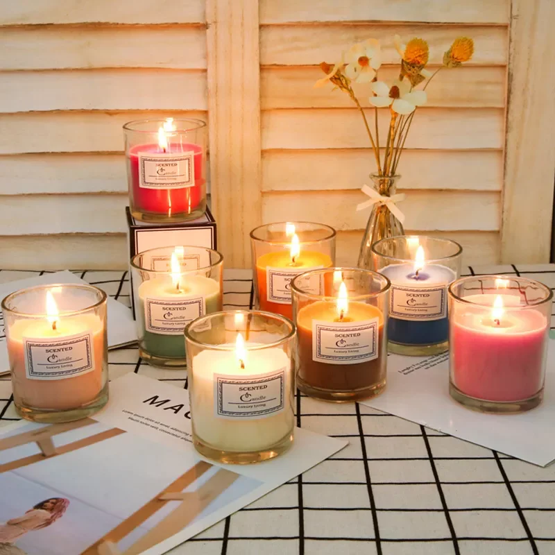 Горячая Распродажа матовые банки для изготовления свечей оптовая продажа черные контейнеры с