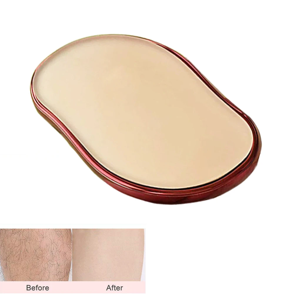 Пользовательский логотип, эргономичный дизайн, волшебный набор для ухода за волосами из хрустального стекла, средство для удаления волос