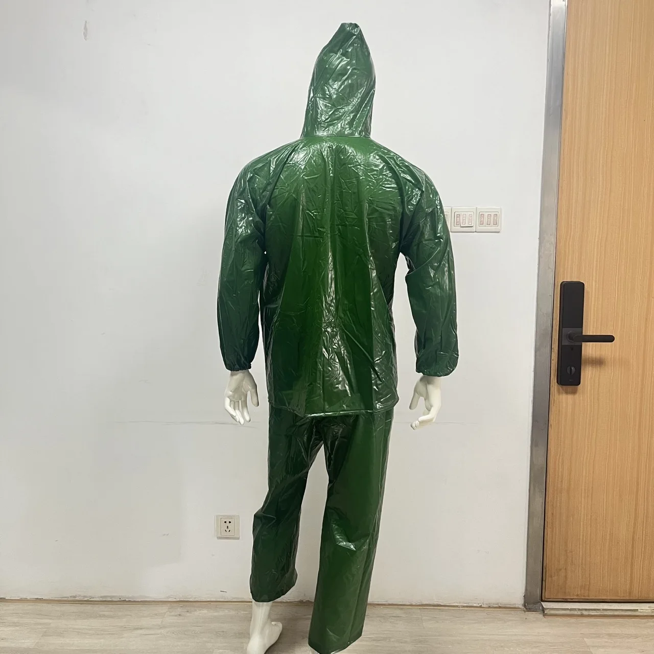 HELLY HANSEN Veste De Pluie Imperméable À Capuche Vert Foncé Taille M