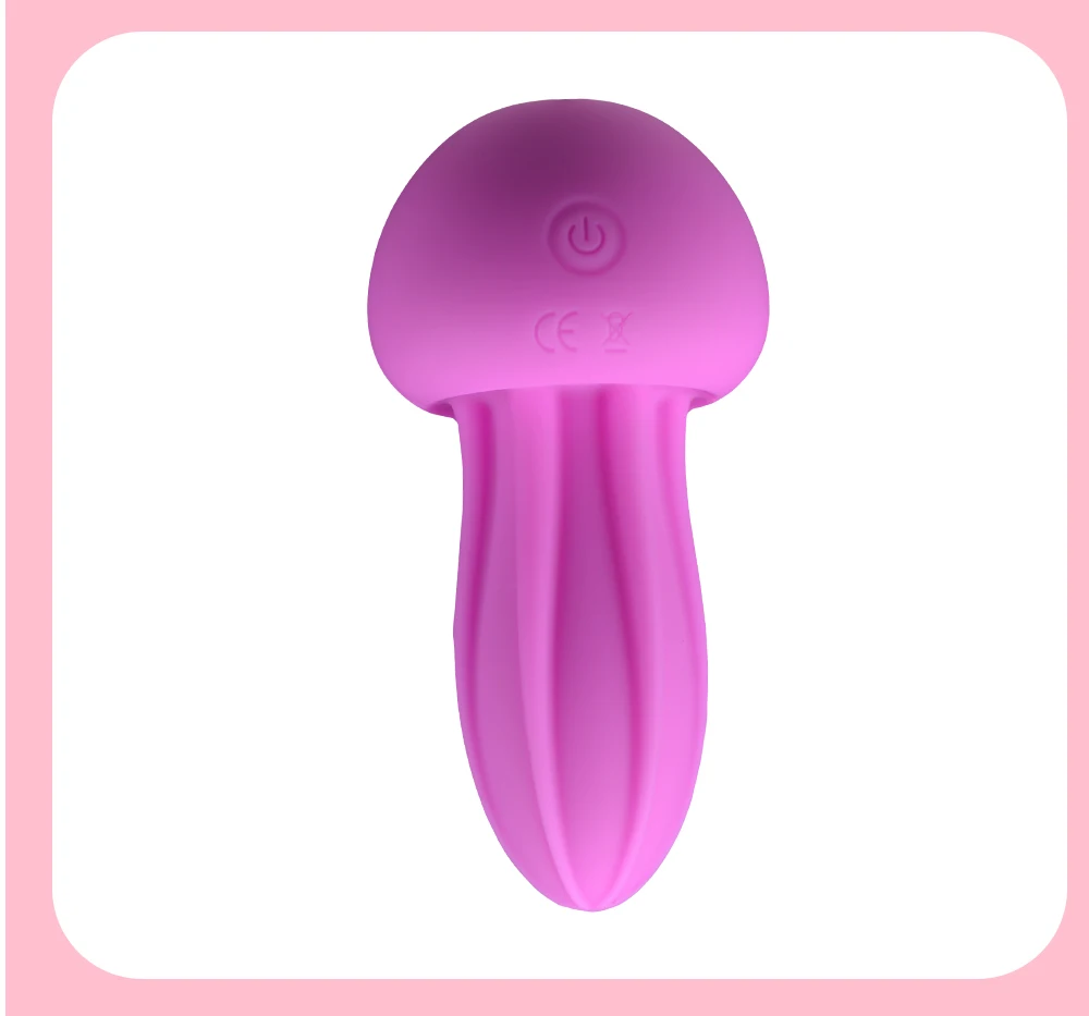 CITYFUN Mushroom Shaped Vibrator Small Massage Wand Bullet Vibrator Massage Egg Clitoris Stimulator Sex Toys for Women