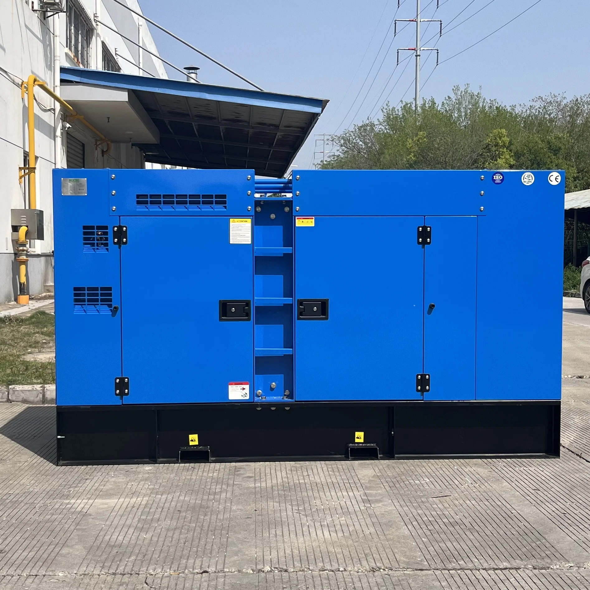 For Power 3-Phase Silent Diesel Generator Auto Start ATS 6BT5.9-G2 ...