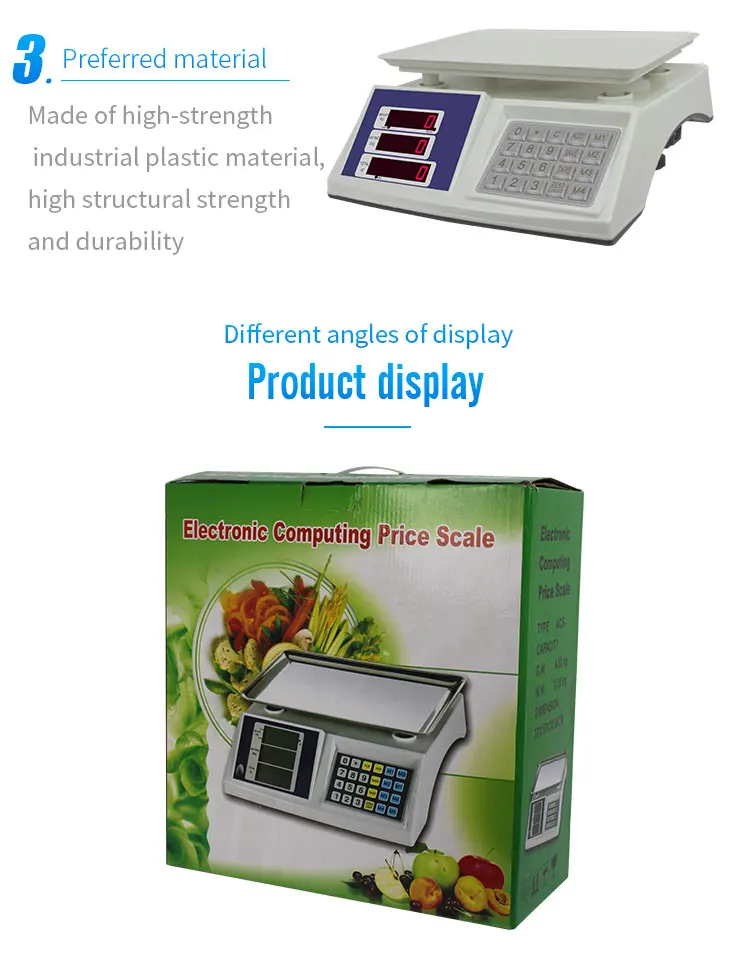 15-30kg Price Computing Scale - Precision for Supermarkets