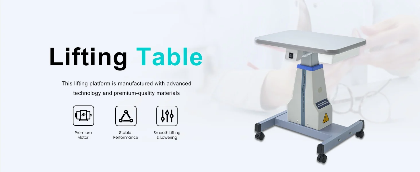 Hot Selling WB-3AL Electric Optometry Lifting Table Ophthalmology Slit Lamp Electric Table For Optical Store