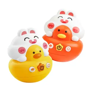 ITTL Cartoon Rabbit Tumbler Early Learning Storyteller Children Baby Musical Toys Electric Early Educational Music Toys for Kids