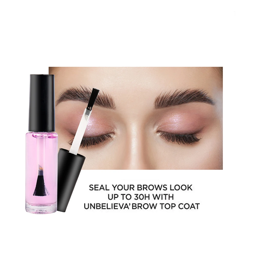 Brow 6ml Glass Bottle Private Label Long Lasting Eyebrow Brow Sealer Gel