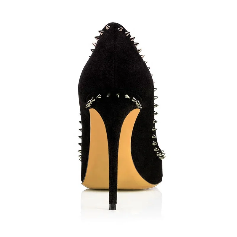 12 centímetros Apontou Saltos Do Dedo Do Pé Das Senhoras sapatos de Salto  Alto Bombas Mulheres Sapatos De Salto Alto com Pregos