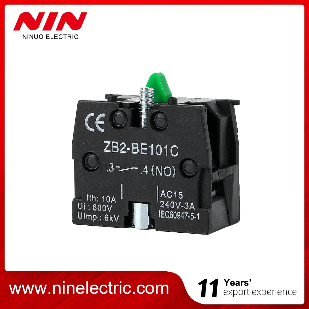 Switching Power Supply Xb2-ba31 1no 1nc Green Metal Push Button Switch ...