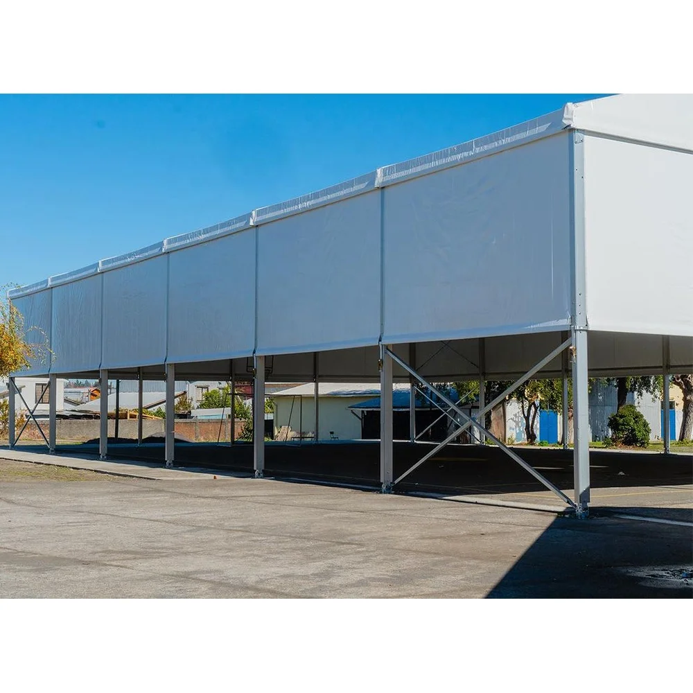 Large premium aluminum Warehouse Tent details