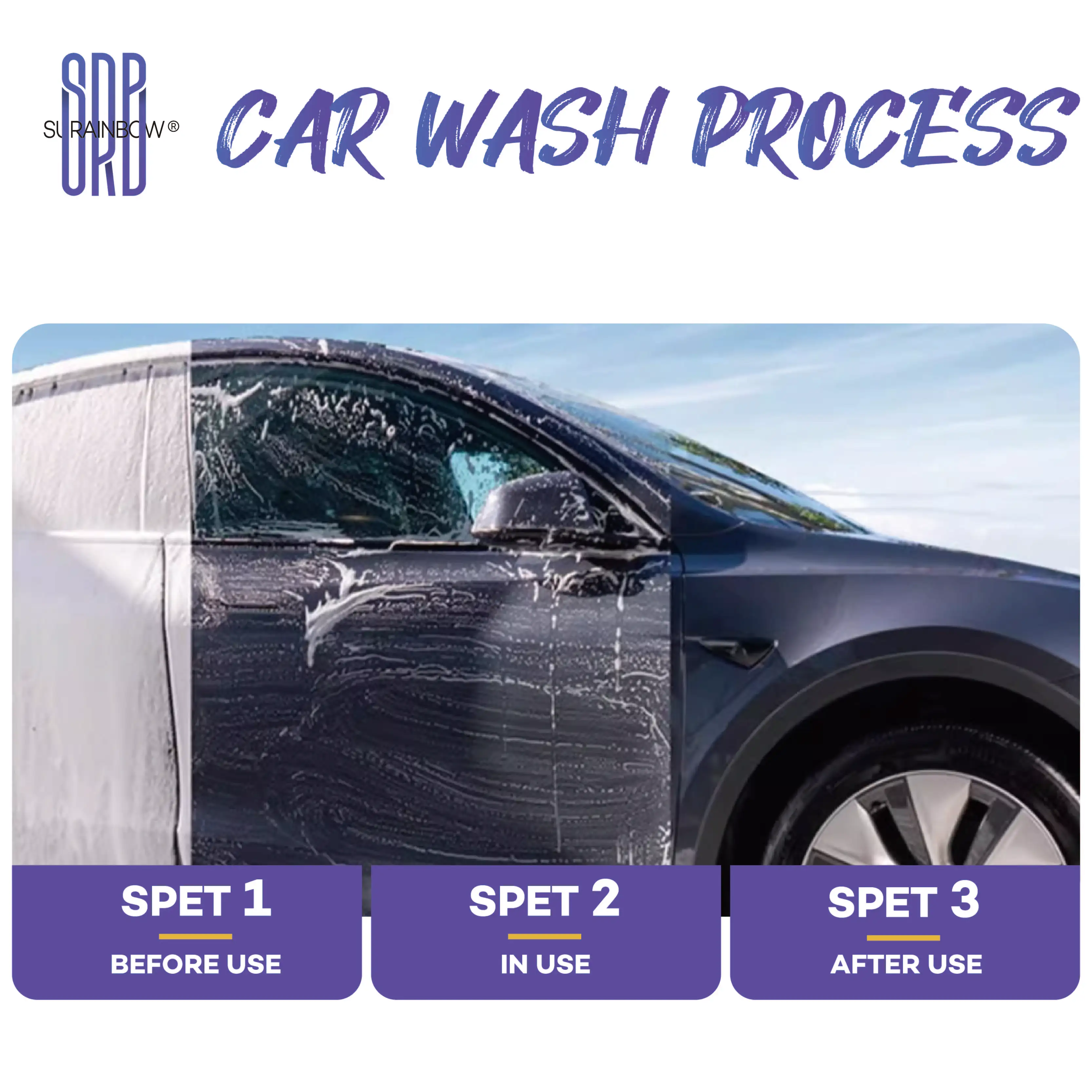 Surainbow Graphene Pre Wash - Efficient Touchless Car Shampoo