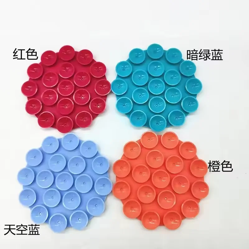 2024 New Mount-Round Big Silicone Suction Mat Mobile Phone Holder Super Glue Silicone Sucker Anti Slip Silicone Suction Cup