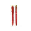 Varilla roja - colgante dorado - 0.5mm