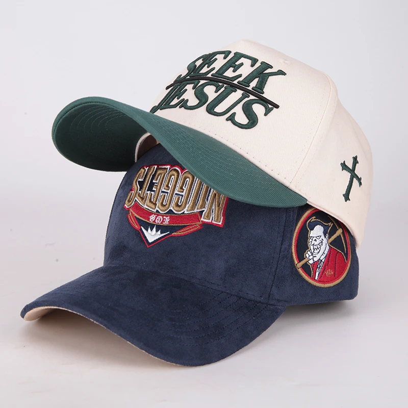 Old English 'M' Embroidered Snapback Baseball Cap - Adjustable, Unisex, With Ventilation Holes - View #12