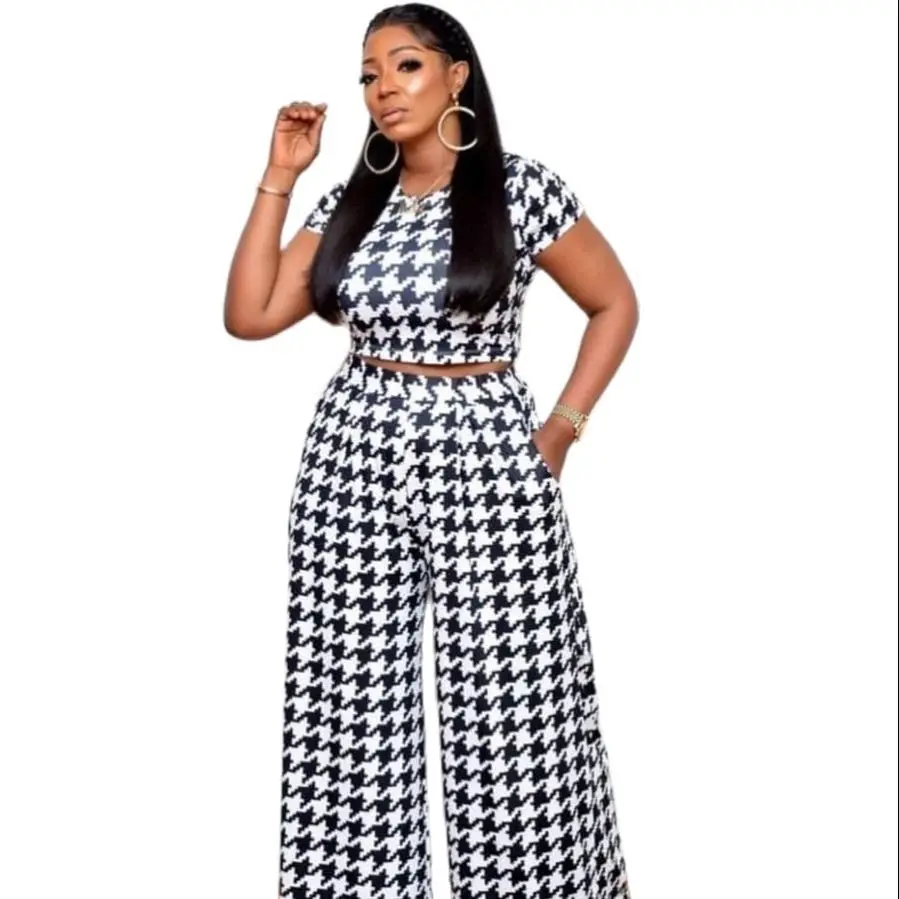 Black Peasant Tie Up Long Sleeve High Waist Palazzo Pant Two Piece Set -  Hot Miami Styles