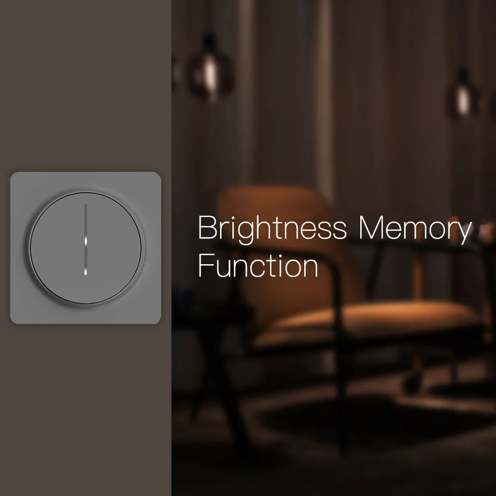Wifi Zigbee Smart Dimmer Light Switch 100240v Touch Dimming Panel Wall