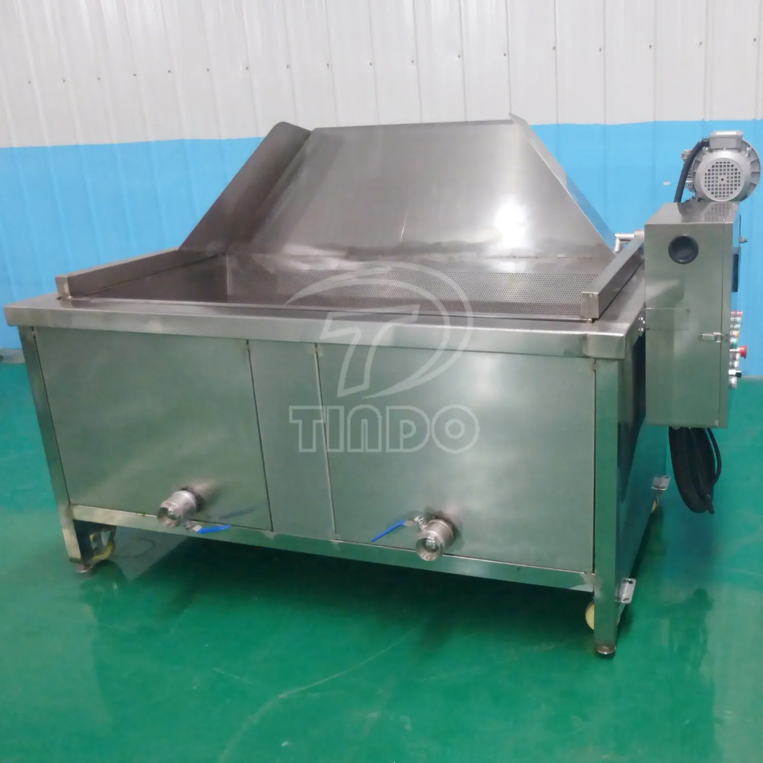 Electric Deep Fryer Industrial Gas Fryer Corn Dog Fryer Continuous ...