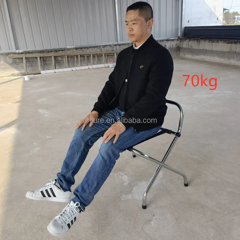 
H004 стальная багажная стойка для гостиниц, металлическая хромированная металлическая складная багажная стойка для отелей 