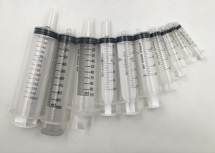 Large caliber glue dispensing injection syringe oil extraction feeder ink dispensing transparent syringe_6