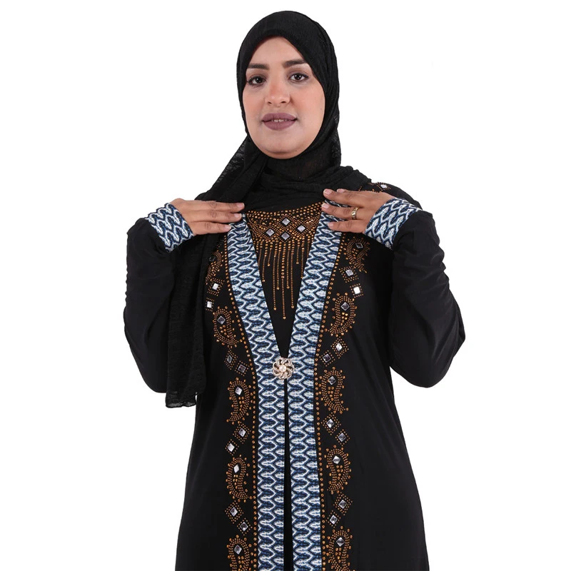 Abaya Moderne 2026 – Robe Islamique en Tissu Tricoté – Vente en Gros Grossiste Turquie