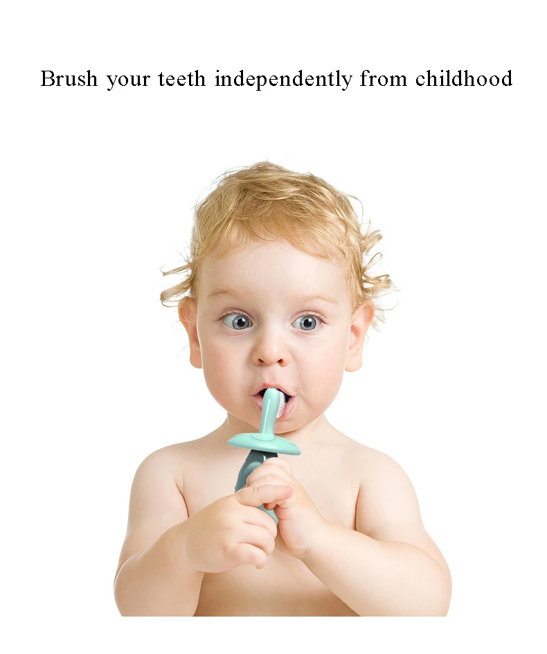 Silicone Kids Teether Training Toothbrushes For Children Baby Toothbrush Infant Newborn Brush Tool