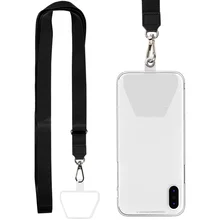 ZHUIYU 2024 cheap gasket retractable mobile phone lanyard anti-lost and anti-drop neck lanyard diagonal wrist mobile phone clip