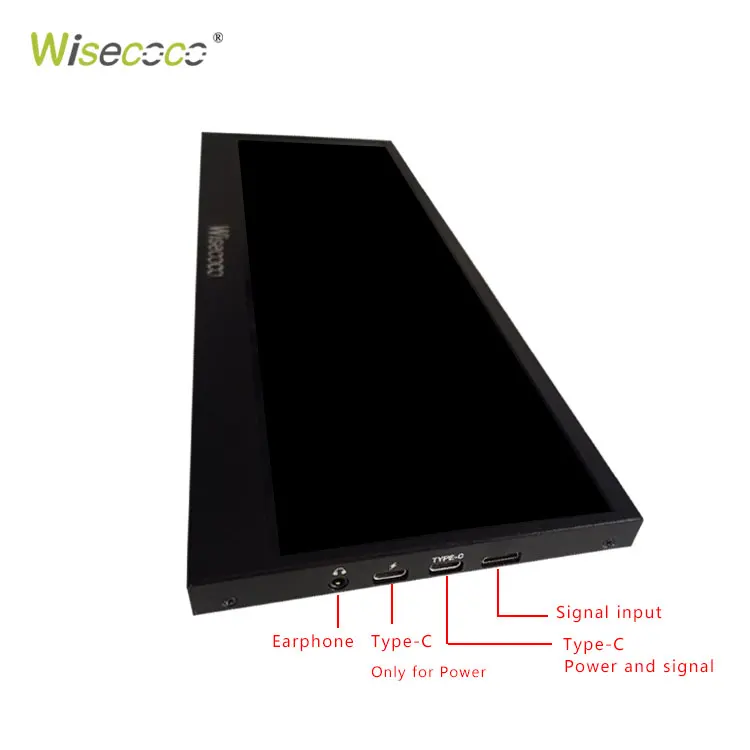 14 Inch 4K Touch Monitor - Long Strip Bar Display for Gaming, USB