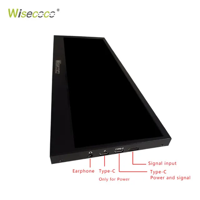 Wisecoco 14 Inch 4K Portable Monitor 3840*1100 Type-C USB