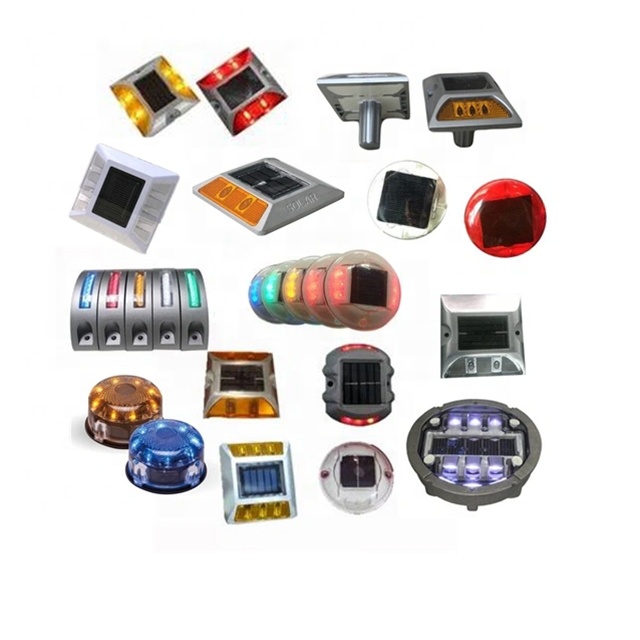 Алюминиевый светоотражающий дорожный отражатель на солнечной батарее/Дорожный кошачий глаз/Дорожный маркер