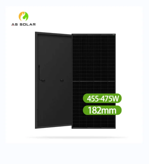 Hot Sale Mono Solar Panel 455w 465w 475w Full Black Solar Module for Home