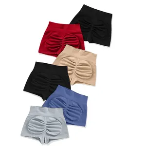 Hot Selling 6pcs Multi Pack Yoga Shorts Breathable High Waist Activewear Tummy Control Tight Sports Shorts