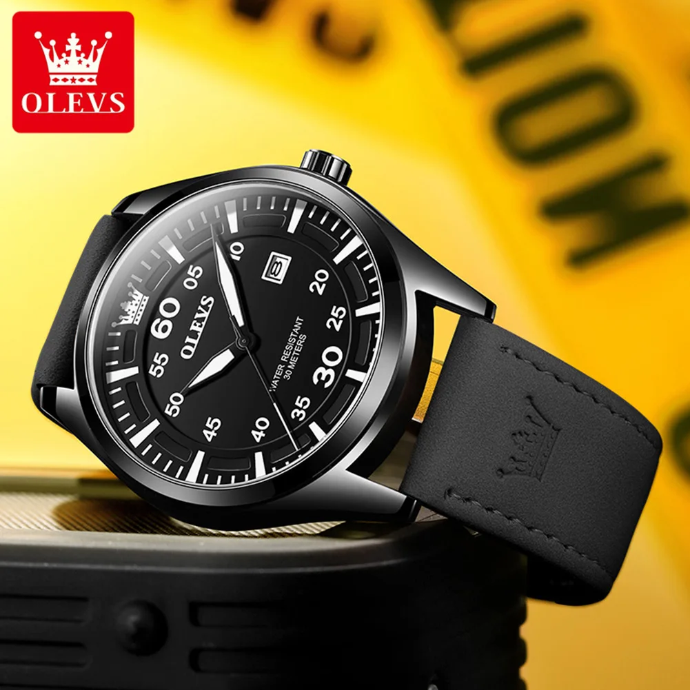 OLEVS 9962 Man Quartz Watch - Water Proof & Fashionable